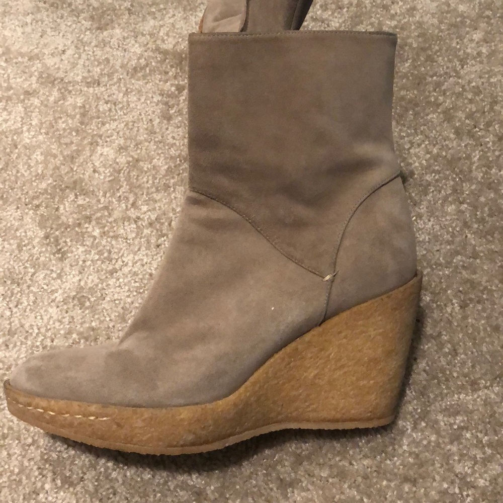 Stuart Weitzman For Scoop Wedges Booties - image 4